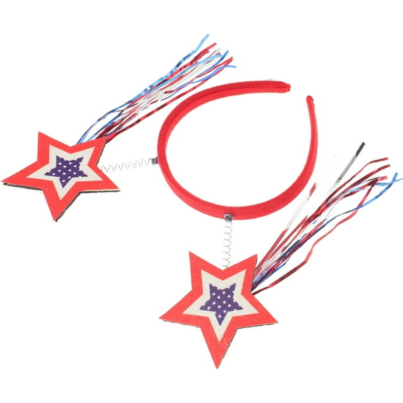 unbranded  Head Bands Red White Blue Bandana Independence Day Headband Miss