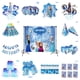 thumbnail image 2 of Decoraciones para fiesta de cumpleaños de Frozen de Disney, juego de globos temáticos de princesa Anna Elsa, vajilla desechable, pancarta, caja de dulces Frozen, 2 of 5