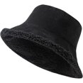 thumbnail image 5 of CoCopeaunts Bucket Hat for Women Fashion Winter Keep Warm Windproof Reversible Fisherman Hat Ladies Casual Autumn Basin Hat, 5 of 8