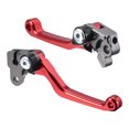 thumbnail image 1 of Par Moto Embrague Freno Palancas Regulables Plegables Rojo, 1 of 6