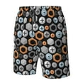 thumbnail image 6 of Uemuo Colorful Screws Pattern Men's Swim Trunks Hawaiian Beach Bathing Suit Swimsuits Beach Quick-Dry Shorts with Pockets-XX-Large, 6 of 9