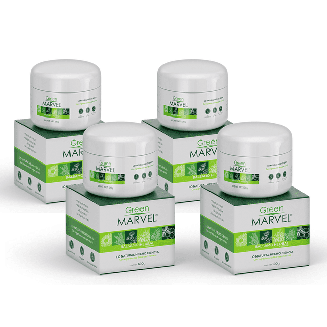 Green Marvel Bálsamo Herbal 4 pack de 120 gr