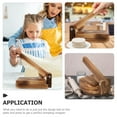 thumbnail image 4 of Luxshiny 2pcs Pierogi Maker Press Wood Light Brown for Beginners Cooking, 4 of 6
