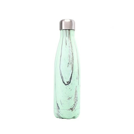 

Xhtang 17oz Sport Water Bottle Vacuum Insulated Stainless Steel Sport Water Bottle Leak-Proof Double Wall Cola Shape Water Bottle Keep Drinks Hot & Cold