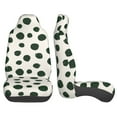 thumbnail image 5 of Haiem Abstract Green Polka Dot Printed Car Seat Covers Set of 2, Universal Fit Car Seat Covers,Protective Seat Covers,Comfortable Car Seat Covers, Easy Installation Seat Covers, 5 of 9