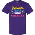 thumbnail image 3 of Inktastic My Favorite People Call Me Grandma with Flowers T-Shirt, 3 of 5