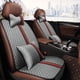 thumbnail image 2 of 2021 nuevo asiento de automóvil cuatro estaciones universal de tres piezas de una sola pieza de fibra de poliéster cojín de asiento de automóvil invierno linda alfombrilla trasera para carrito, 2 of 5