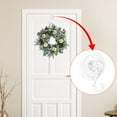 thumbnail image 2 of Tainini Wreath Hangers Twist Wreath Hook - Suction Cup Hooks for Indoor & Outdoor Decor - Removable & Reusable, 2 of 7