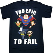 Family Guy Superheroes Too Epic to Fail Adult T-Shirt