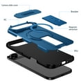 thumbnail image 3 of For iPhone Air Rugged Phone Case,With Invisible Kickstand,Compatible with Mag-Safe,With Camera Lens Cover,Shockproof Anti-Scratch Drop Protection Durable Heavy Duty Phone Case,Blue, 3 of 10