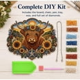 thumbnail image 6 of 250th Anniversary USA Eagle Diamond Art Hanging Kit for Adults | 4th of July Patriotic Theme, Colorful Special Shaped Resin Beads, Independence Day Diamond Painting for Window Wall Doors, 6 of 8