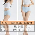 thumbnail image 7 of Sleek Hip Leakproof Panties Sleekhip High-Waist Tummy-Control Butt-Lifting Undies Lightweight Comfort Underwear Women（5pcs-c,Large）, 7 of 7