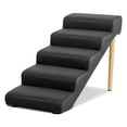 thumbnail image 5 of Avaloomia Home 5-Step Dog Ramp and Stairs for Beds Couches, Non-Slip Waterproof Sturdy Pet Steps for Dogs and Cats, 23.6" H, Black, 5 of 8