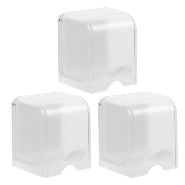 ADDHAT 3Ud Organizador De Cepillos Y Accesorios Con Adhesivo Para Pared Y Material ABS Transparente