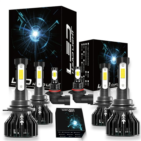 For Toyota Corolla 2005 2006 2007 2008 LED Headlight High Low Fog Light Bulbs Pack of 6