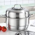 thumbnail image 4 of AIHOME Stainless Steel Steamer Pot Set Heavy Duty Cooking Pot Kitchen Cookware, 4 of 9