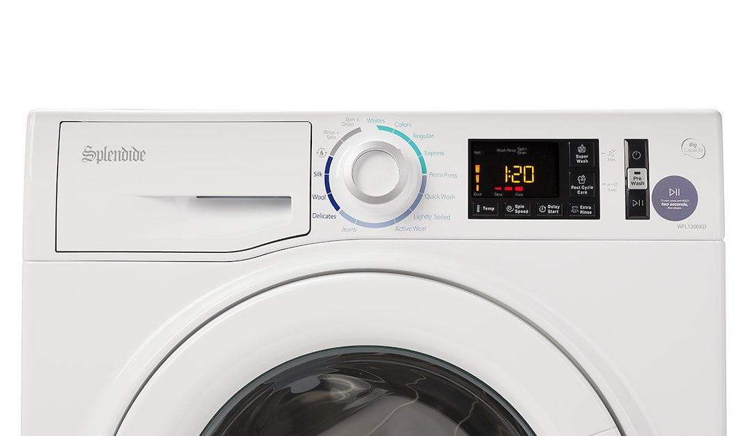 Westland Splendide 1.9 cu ft White Front Load Washing Machine with Nine Customizable Wash Cycles