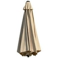 thumbnail image 4 of Patiojoy 8ft Wall Mounted Cantilever Umbrella Patio Adjustable Tilting Sunshade Umbrella Beige, 4 of 5