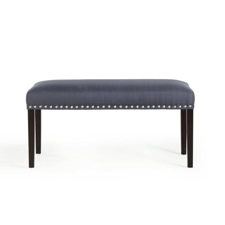 - DHI Nice Nailhead Upholstered Dining Bench, Multiple Colors