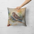 thumbnail image 2 of Tawny Owl Throw Pillow 18 in x 18 in, 2 of 5