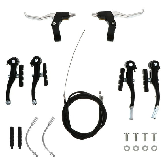 Himition 1 Set Bike Handlebar Brake Lever Universal Mountain Bike V Brake and Brake Cable