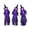 3Pcs, variant on Pre-Lit Animated Witches, 24" Animated Halloween Witch Decoration, Outdoor LED Animated Witch with 7 Color Changing Lights & Sound Activation, Scary Yard Decoration(3Pcs)