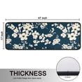 thumbnail image 5 of Kitchen Rugs Sets Of 2,Pioneer Flower Floral Print Pattern Anti Fatigue Kitchen Mat Rugs Non Slip Washable,Decorative Kitchen Floor Mats for Kitchen,Sink,Laundry,17"x47"+17"x47", 5 of 5