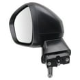 thumbnail image 2 of TRQ Driver Side Mirror Assembly Power Heated Blind Spot Foldaway Textured Black Fits 2023 Nissan Rogue SV Japan Built 1st VIN Digit J, 2 of 5