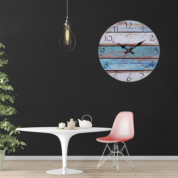 Round Wall Clock Arabic Numerals, Clock , Wall Clock Wall Clock Vintage Clock Quartz Hanging Clock Bar Decoration Large Silent Wall Clock Analog for Home Office Nursery Room Wall