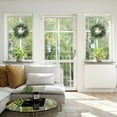 thumbnail image 4 of Pure Garden Set of Two 20-Inch Artificial Eucalyptus Wreath for Home Decor, 4 of 7
