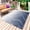 Blue, variant on Black Geometric Outdoor Rug 6x9 Ft - Reversible Patio Rug Outdoor Camping Rugs, Modern White Stripe Abstract Distortion Art Indoor Outdoor Area Rugs, Non-Slip Outdoor Carpet Runner for Deck/Porch