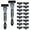 Gray, variant on Venoro Men's Razors 5-Blade 2 Manual Razor Handles and 16 Blades Refills, Gray