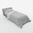 thumbnail image 3 of Ambesonne Geometric Bedding Set 4 Pcs, Modern Hexagon Circle, Queen, Black and White, 3 of 3