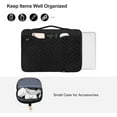 thumbnail image 3 of Laptop Sleeve 13 14 15 16 inch for MacBook Air Pro M3 M2 M1 Dell Acer Asus Travel Work Carrying Bag Notebook Briefcase Handbag (Pink,13-14 inch), 3 of 7