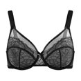 thumbnail image 3 of Sujetador Minizer HSIA con aros de cobertura total, talla grande, negro, 3 of 6
