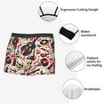 thumbnail image 3 of Xecao Guitar Skull rock Print Men's Underwear Boxer Briefs Pack - Your ComfortSoft, Moisture-Wicking, and Breathable Choice for Men's Underwear-Small, 3 of 5