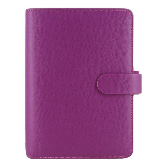 Filofax Saffiano Personal Size Organizer, Raspberry