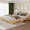 California King - Pine, variant on Minimalist Wave Edge Wooden Platform Bed Frame - Twin Size - Low Profile Noise-Free Slats, Easy Assembly, No Box Spring Needed, Modern Bedroom Furniture - Walnut