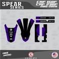 thumbnail image 4 of Kalair GFX Graphics Kit for Honda CRF230F (2015-2020) Spear Series, 4 of 5