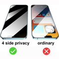 thumbnail image 4 of Protector de pantalla BWEDXEZ Privacy de vidrio templado para iPhone 16 Pro Max, 4 of 7