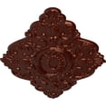thumbnail image 3 of 42 3/4"W x 28 7/8"H x 1"P Ashford Ceiling Medallion, Hand-Painted Antique Copper, 3 of 5