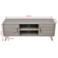 thumbnail image 2 of vidaXL TV Stand 47.2"x15.7"x17.7" Gray, 2 of 6