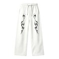 thumbnail image 4 of CONZONE Big Boys Baggy Sweatpants Y2K Graphic Joggers for Boys Drawstring Fall Winter Athletic Trousers with Pockets, 4 of 5