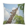 thumbnail image 2 of Ahgly Company Animals Girraffe Outdoor Throw Pillow, 18 inch by 18 inch, 2 of 6