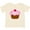 Natural, variant on Inktastic Cupcake Girls Baby T-Shirt
