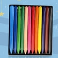 thumbnail image 2 of Seitruly Crayones de varios colores, bolígrafos prácticos para colorear, juego de dibujo a lápiz seguro, papelería, escuela, estudiante, niños, pinturas 12 colores, 2 of 6