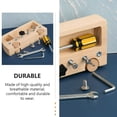 thumbnail image 2 of JUNWELL 1 Ensemble Bus en Bois Jouet Éducatif pour Enfants, 2 of 6