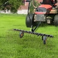 thumbnail image 5 of Kselythan 60-Inch 24 Steel Tines Lawn Tractor Rake Dethatcher Tow Behind Rake For ATV Or Mower With Lift Handle For Leaves Pine Needles And Grass, 5 of 8