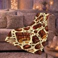 thumbnail image 6 of Chocolate Bar Scatter Pattern Realistic Illustrations Birthday, Cozy Friendship Quote Scene, Warm Flannel Blanket for Living Room and Reading Nook, Art Lovers Friendship Gift, Artistic Home Decor, 6 of 9