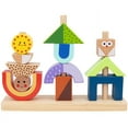 thumbnail image 1 of TOOKYLAND Day and Night Stacker - 14pcs - Wooden Stacking Game with Manual, Ages 3+, 1 of 9